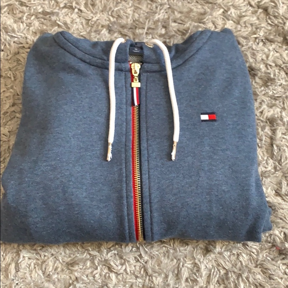 Tommy Hilfiger blue zip up